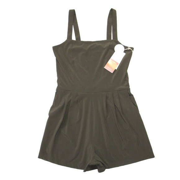 NWT Vuori Villa Cami Romper in Dark Oregano Sleeveless...